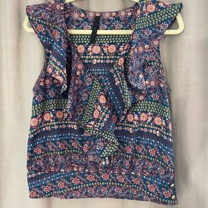 Anthropologie Floral Top